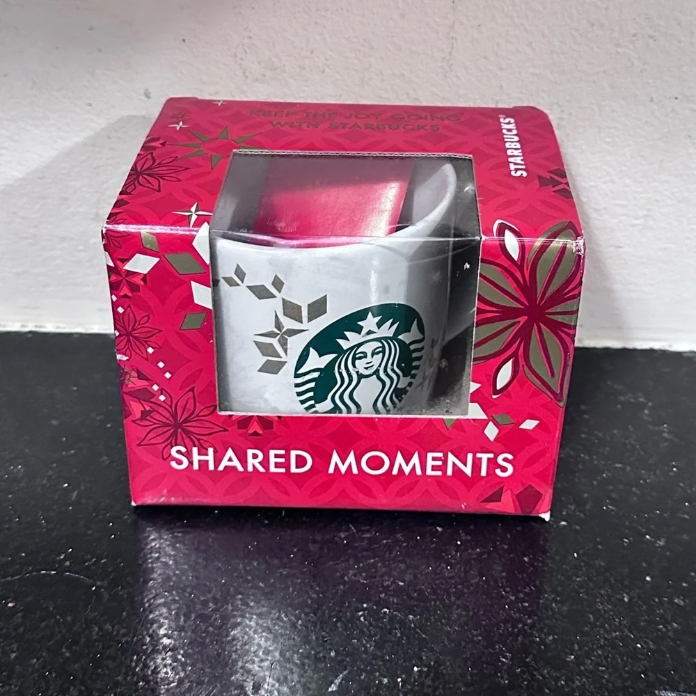 2013 Starbucks Christmas Coffee Mug Shared Moments Collectible NIB